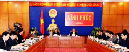 Vĩnh Phúc Tập trung thực hiện các nhiệm vụ trọng tâm năm 2013