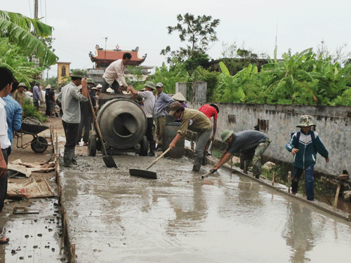 Vĩnh Phúc phấn đấu cuối năm 2014 có 37 xã đạt chuẩn nông thôn mới