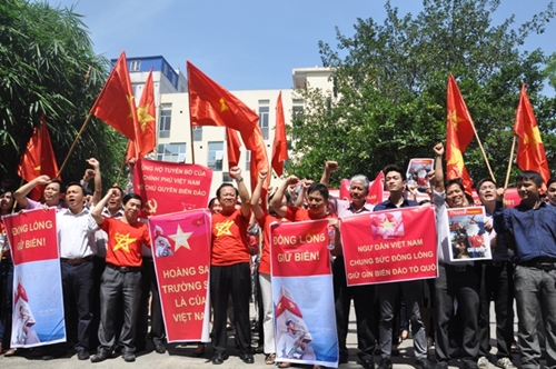 Hội Nghề cá Việt Nam mít tinh phản đối hành động ngang ngược của Trung Quốc