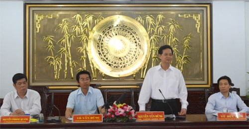 Thông báo kết luận của Thủ tướng Nguyễn Tấn Dũng tại buổi làm việc với lãnh đạo tỉnh Bạc Liêu