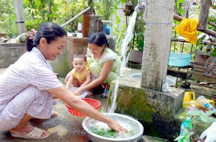 Nỗ lực để người dân nông thôn được sử dụng nước sạch hợp vệ sinh
