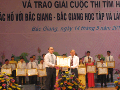 Tổng kết Cuộc thi tìm hiểu ”Bác Hồ với Bắc Giang - Bắc Giang học tập và làm theo lời Bác”