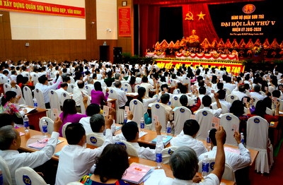Đại hội Đảng bộ quận Sơn Trà TP Đà Nẵng lần thứ V