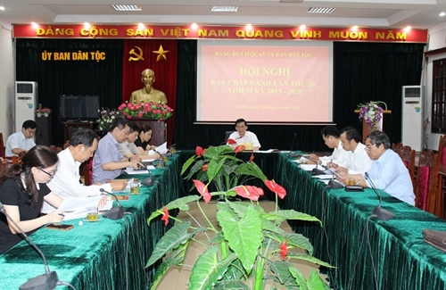 Đảng bộ Ủy ban Dân tộc dự kiến hoàn thành tổ chức Đại hội trước 30 6 2020