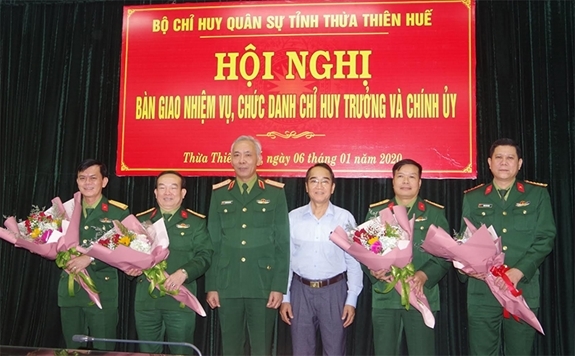 Thừa Thiên Huế Có Tân Chỉ Huy Trưởng Chính ủy Bộ Chqs Tỉnh