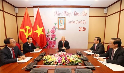 Tổng Bí thư, Chủ tịch nước Nguyễn Phú Trọng điện đàm với Tổng Bí thư, Chủ tịch nước Trung Quốc