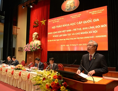Đảng Cộng sản Việt Nam - Trí tuệ, bản lĩnh, đổi mới vì độc lập, tự do và chủ nghĩa xã hội