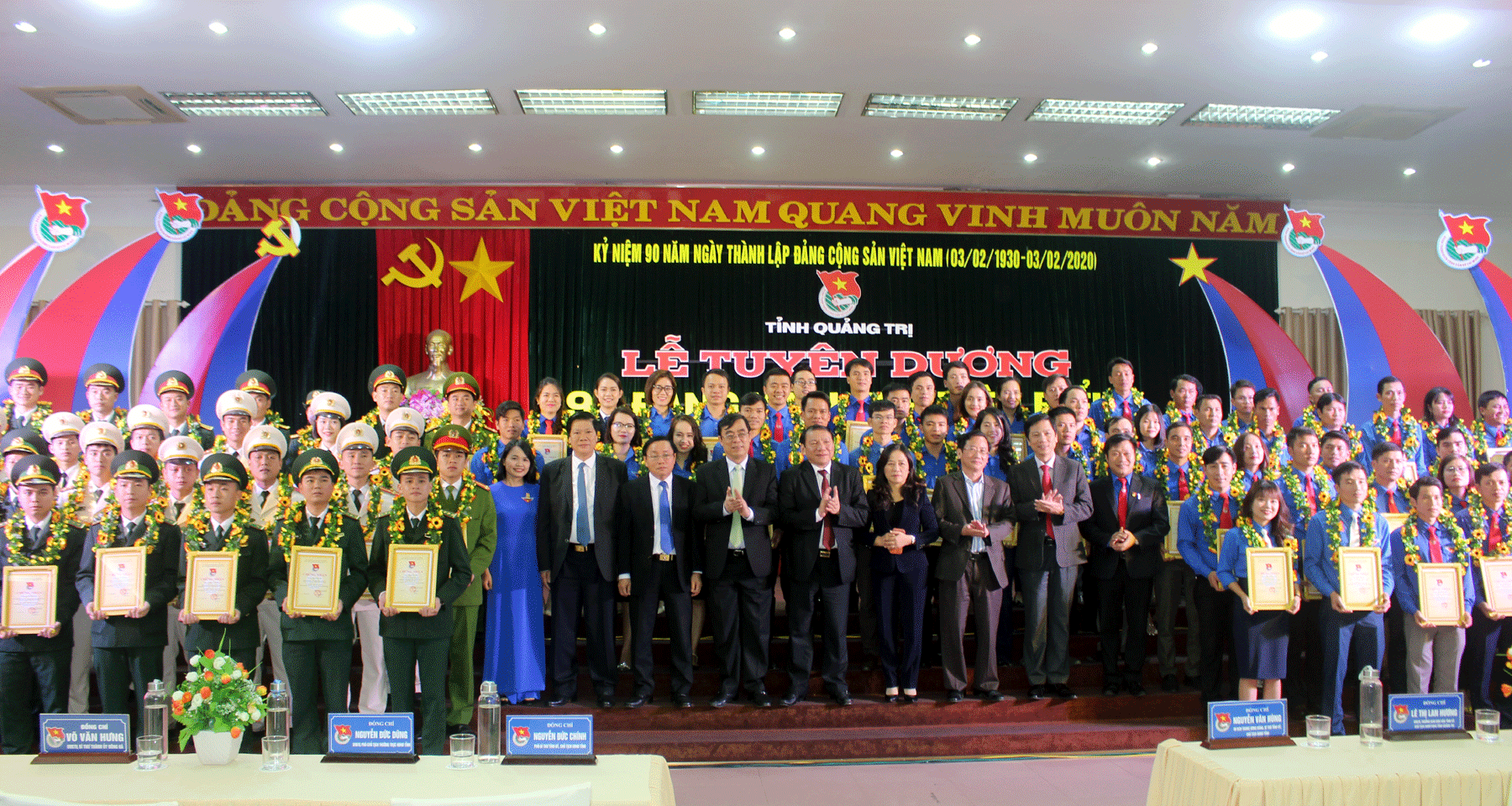 Tỉnh đoàn Quảng Trị tuyên dương 90 Đảng viên trẻ tiêu biểu