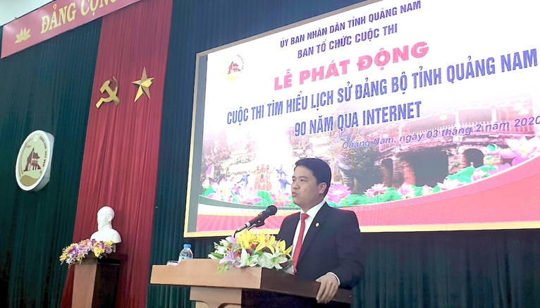 Phát động cuộc thi trực tuyến tìm hiểu Lịch sử Đảng bộ tỉnh Quảng Nam