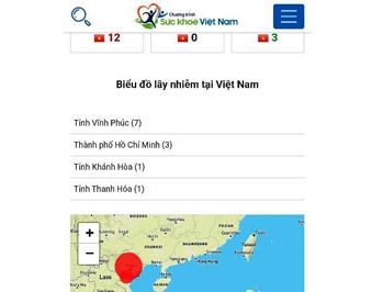 Ứng dụng “Sức khỏe Việt Nam” hỗ trợ phòng chống dịch bệnh do nCoV