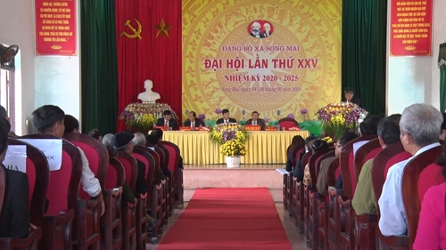 Đảng bộ xã Song Mai tổ chức đại hội lần thứ 25, nhiệm kỳ 2020 – 2025
