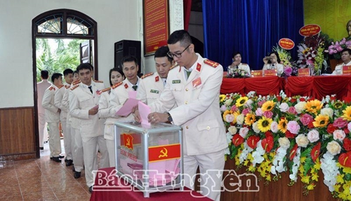 Đại hội Đảng bộ Công an thành phố Hưng Yên bầu trực tiếp bí thư cấp ủy