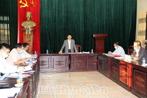 Kiểm tra công tác tổ chức Đại hội Đảng bộ các cấp tại huyện Tiên Lữ Hưng Yên