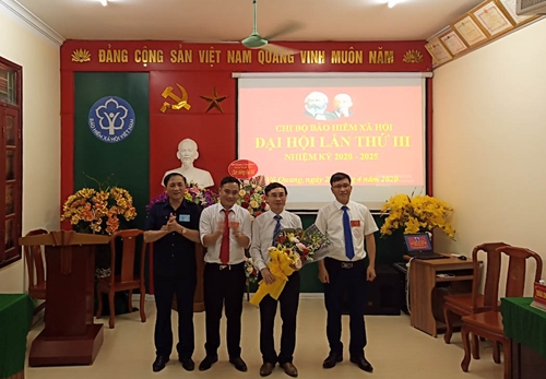 BHXH Vũ Quang tổ chức Đại hội Chi bộ nhiệm kỳ 2020-2025