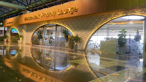 Khai trương phòng chờ Vietcombank Priority Lounge tại Sân bay Quốc tế Nội Bài