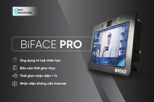 Ra mắt sản phẩm BiFace Pro chấm công “made in Vietnam” với công nghệ AI