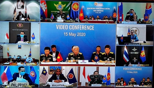 Khai mạc Hội nghị trực tuyến Quan chức Quốc phòng cấp cao ASEAN