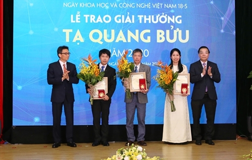 Ba nhà khoa học nhận Giải thưởng Tạ Quang Bửu năm 2020