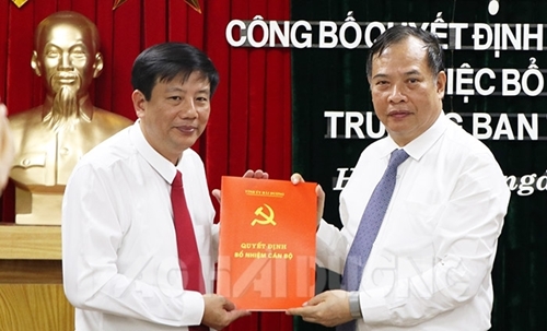 Đồng chí Nguyễn Quang Phúc giữ chức Trưởng Ban Tuyên giáo Tỉnh ủy Hải Dương