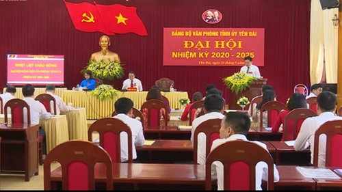 Đại hội Đảng bộ Văn phòng Tỉnh ủy Yên Bái nhiệm kỳ 2020 – 2025