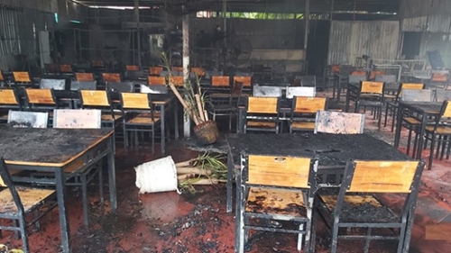 Kiên Giang xảy ra vụ cháy lớn tại nhà hàng hải sản