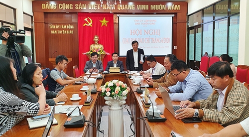 Lâm Đồng Hội nghị giao ban báo chí định kỳ tháng 6
