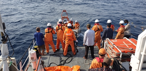 Tìm thấy 4 thi thể thuyền viên còn lại của tàu TH 90282 TS