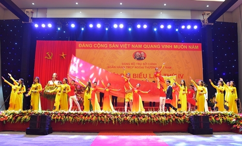 Đại hội đại biểu Đảng bộ Trụ sở chính Vietcombank lần thứ IV thành công tốt đẹp