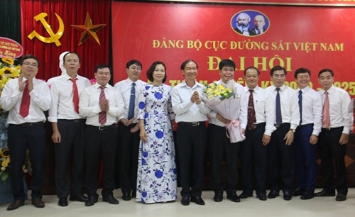 Đồng chí Vũ Quang Khôi tái đắc cử Bí thư Đảng ủy Cục Đường sắt Việt Nam
