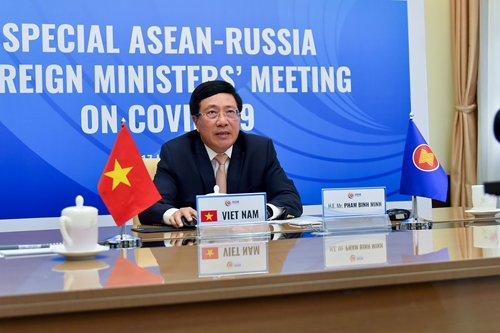 ASEAN-Nga tăng cường ứng phó dịch bệnh COVID-19