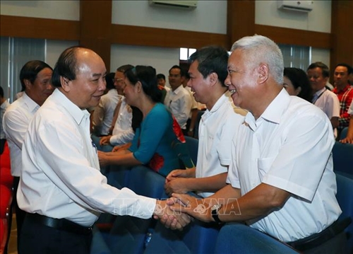 Thủ tướng Nguyễn Xuân Phúc tiếp xúc cử tri tại quận Ngô Quyền, Hải Phòng
