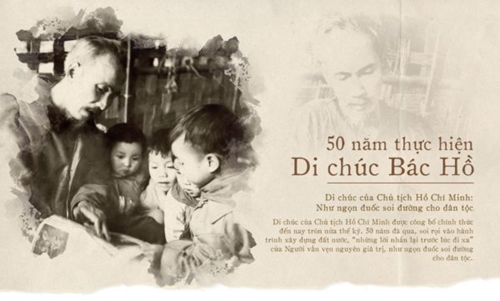 Đẩy mạnh tuyên truyền, tổ chức các hoạt động 50 năm thực hiện Di chúc của Chủ tịch Hồ Chí Minh