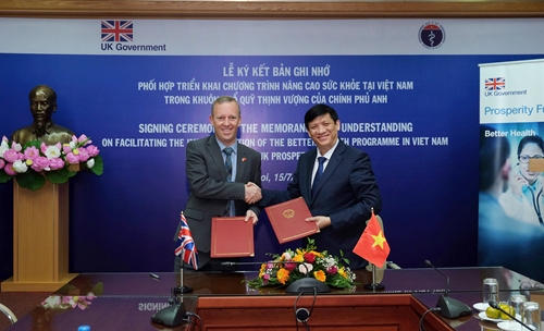 Việt Nam và Vương quốc Anh hợp tác trong Chương trình Nâng cao Sức khỏe