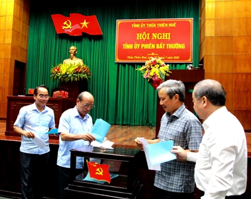 Thừa Thiên Huế Bầu bổ sung Phó Bí thư Tỉnh ủy