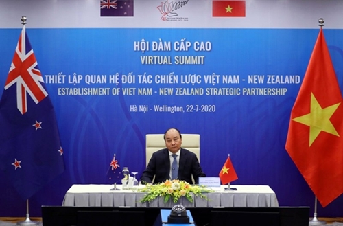Chính thức nâng cấp quan hệ Việt Nam - Niu Di-lân lên Đối tác Chiến lược