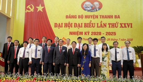 Đại hội đại biểu Đảng bộ huyện Thanh Ba lần thứ XXVI, nhiệm kỳ 2020-2025
