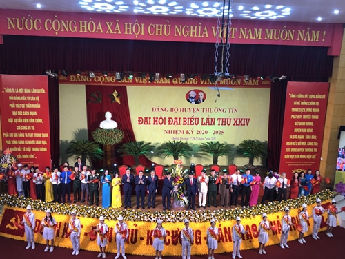 Đại hội đại biểu Đảng bộ huyện Thường Tín Phát huy tiềm năng, lợi thế của đất trăm nghề