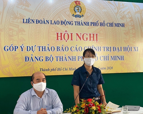 Cán bộ Công đoàn đóng góp vào văn kiện Đại hội Đảng bộ TP Hồ Chí Minh