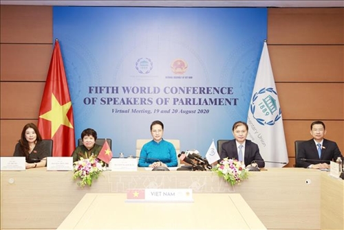 Chủ tịch Quốc hội Nguyễn Thị Kim Ngân dự Hội nghị các Chủ tịch Quốc hội Thế giới lần thứ 5