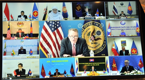 Đối thoại trực tuyến về hợp tác kinh tế giữa Asean và Hoa Kỳ