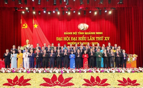Bế mạc Đại hội đại biểu Đảng bộ tỉnh Quảng Ninh lần thứ XV