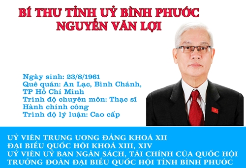 Infographic Chân dung Bí thư Tỉnh ủy Bình Phước