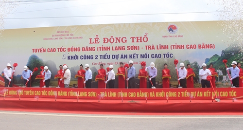Động thổ tuyến cao tốc Đồng Đăng Lạng Sơn - Trà Lĩnh Cao Bằng