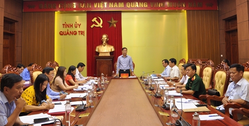 Quảng Trị tiếp tục rà soát công tác chuẩn bị Đại hội đại biểu Đảng bộ tỉnh lần thứ XVII