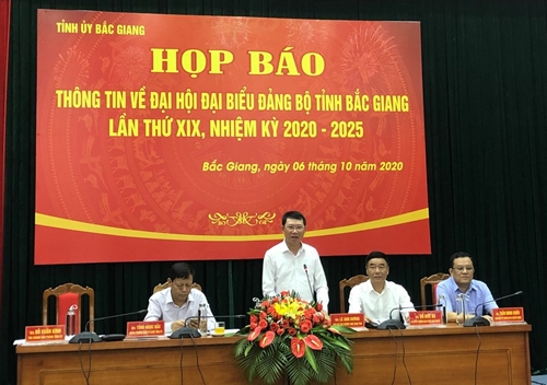 Đại hội Đảng bộ tỉnh Bắc Giang sẽ diễn ra từ ngày 13- 15 10