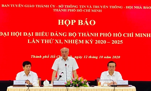 Đại hội đại biểu Đảng bộ TP Hồ Chí Minh lần thứ XI sẽ diễn ra từ ngày 14 - 18 10