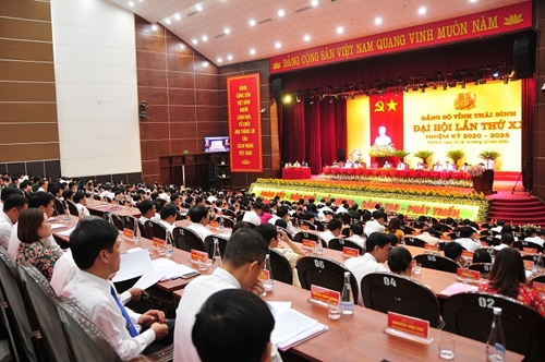 Đại hội Đại biểu Đảng bộ tỉnh Thái Bình khai mạc ngày 14 10