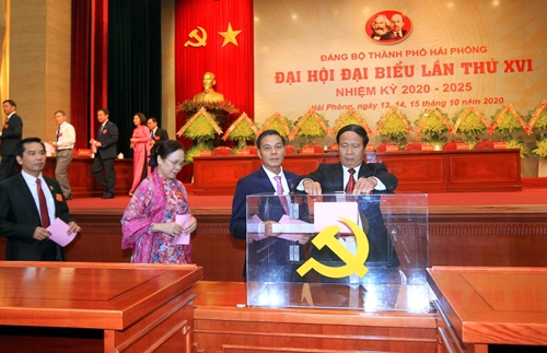 53 đồng chí trúng cử Ban Chấp hành Đảng bộ thành phố Hải Phòng khóa XVI