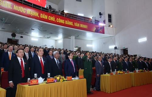 347 đại biểu dự khai mạc Đại hội đại biểu Đảng bộ tỉnh Hà Tĩnh lần thứ XIX