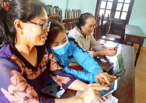 NHCSXH huyện Quảng Ninh triển khai ứng dụng Giáo dục tài chính